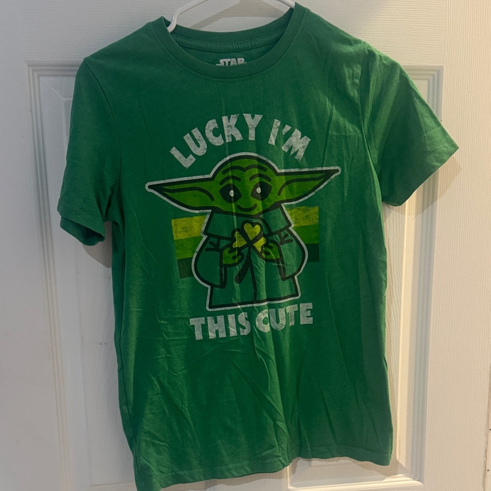 Star Wars Green Yoda Kids Tee